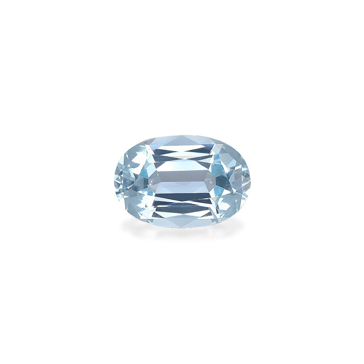 baby blue aquamarine, 9.24ct oval cut — main view