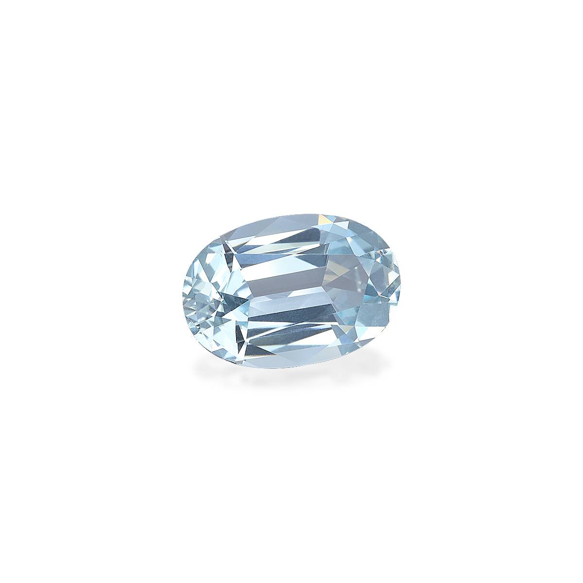 baby blue aquamarine, 9.24ct oval cut — view 3