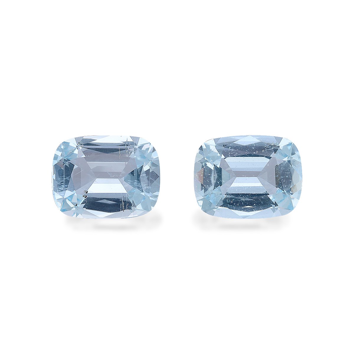 baby blue aquamarine, 9.83ct cushion cut — main view
