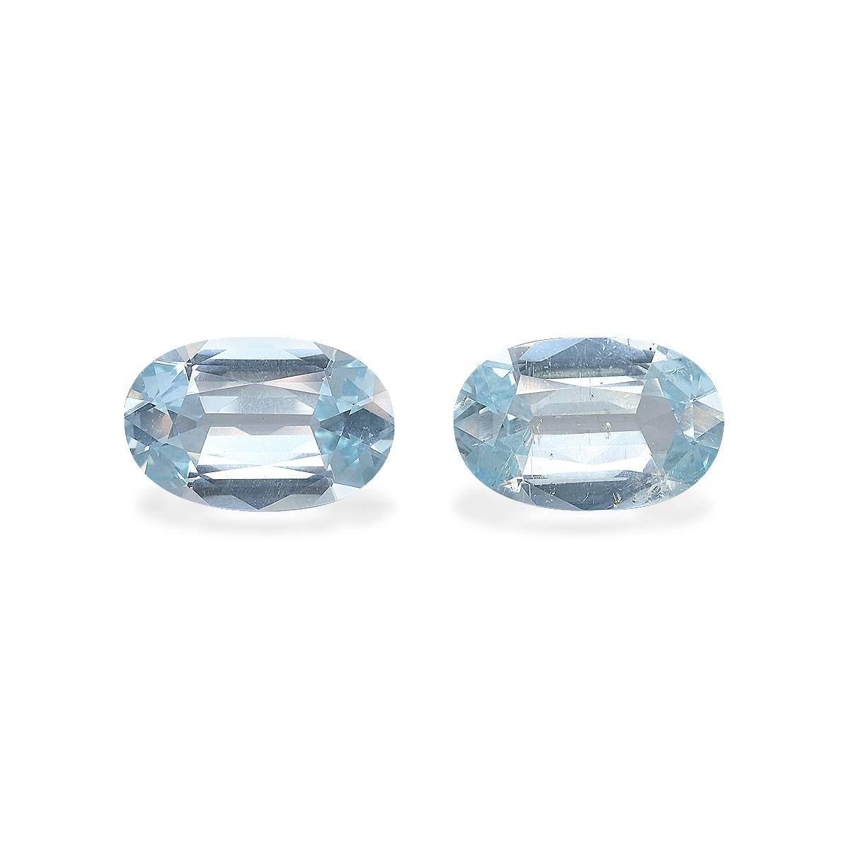 Baby Blue Aquamarine 10.56ct Pair
