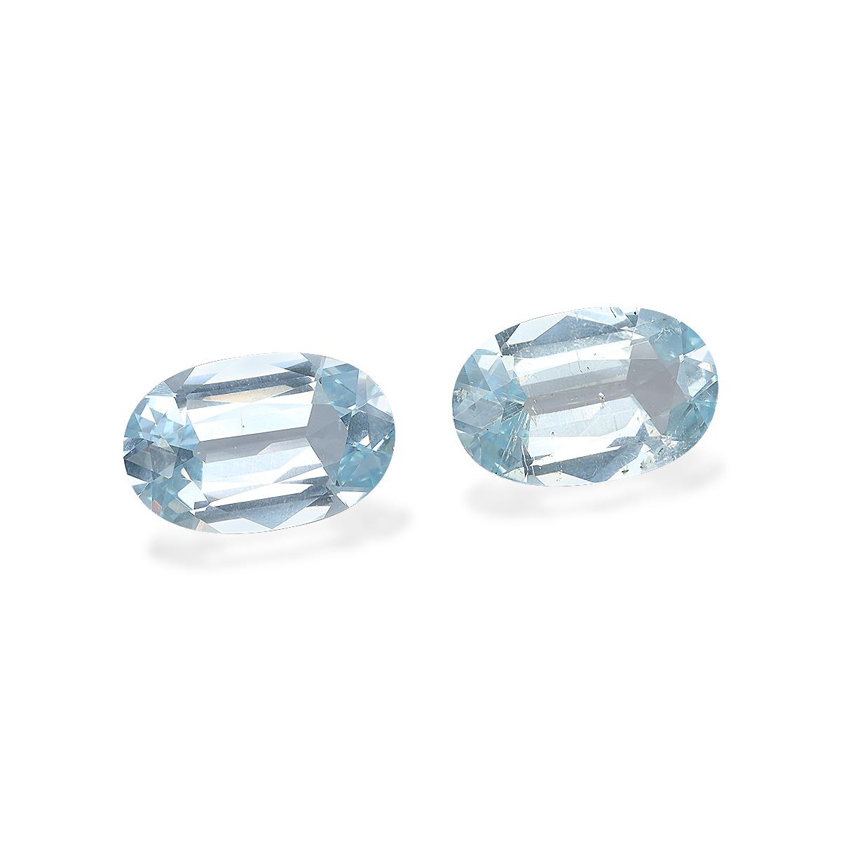 baby blue aquamarine, 10.56ct oval cut — view 3