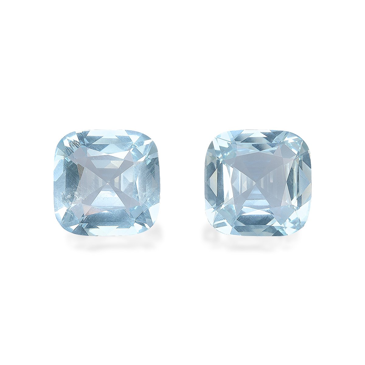 baby blue aquamarine, 6.92ct cushion cut — main view