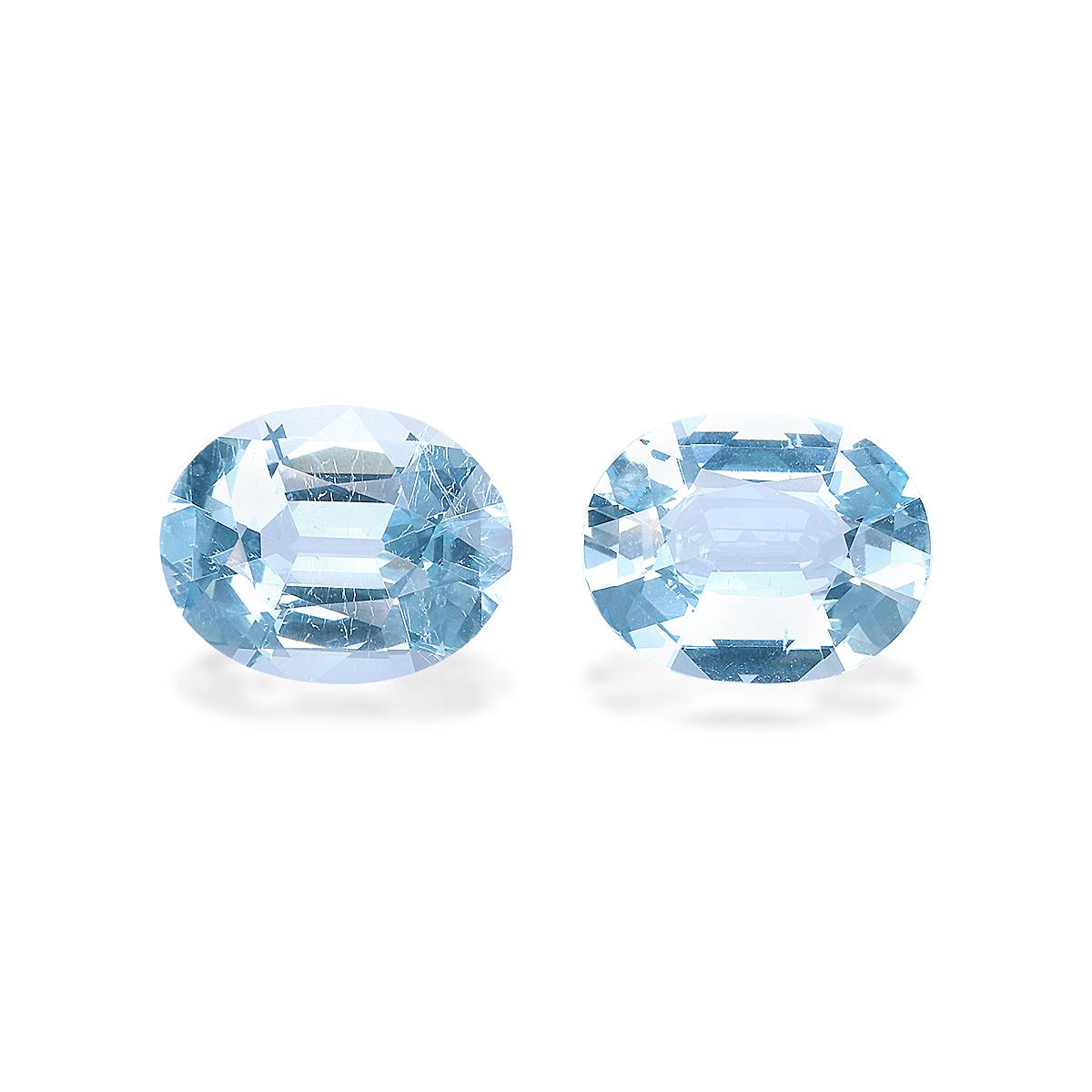 Baby Blue Aquamarine 11.59ct Pair