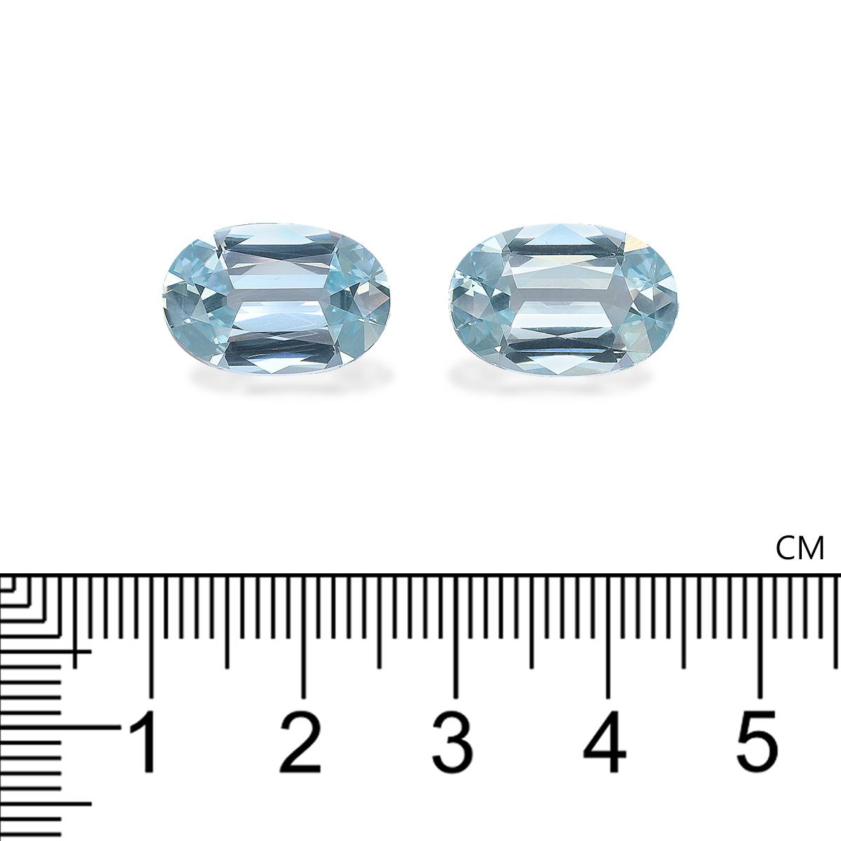 baby blue aquamarine, 10.79ct oval cut — view 4