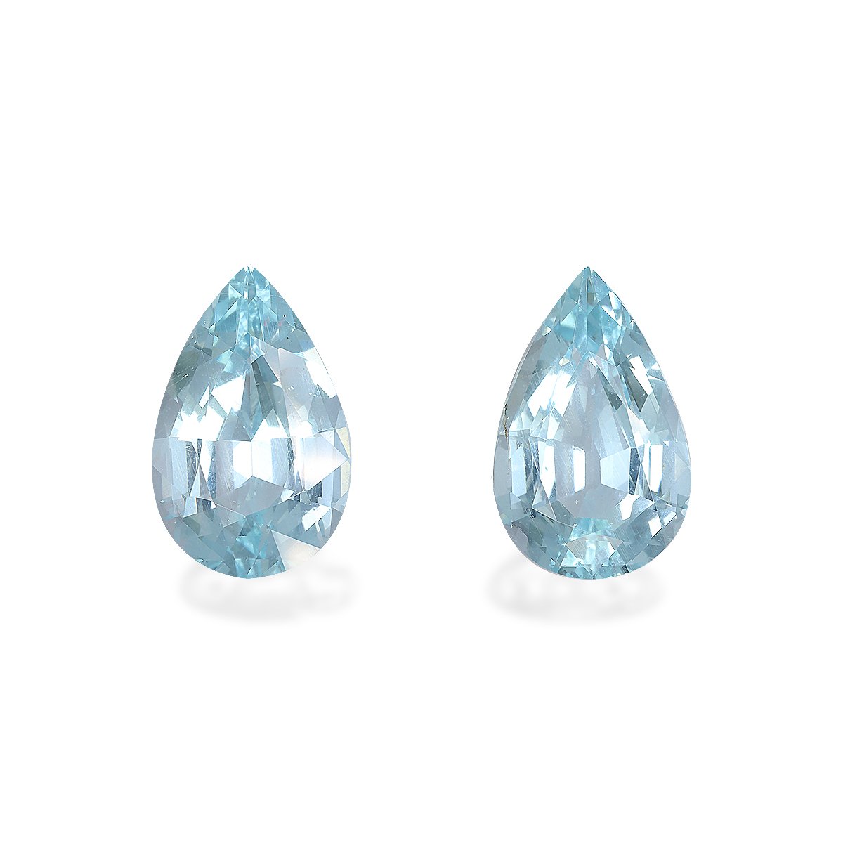 baby blue aquamarine, 10.87ct pear cut — main view
