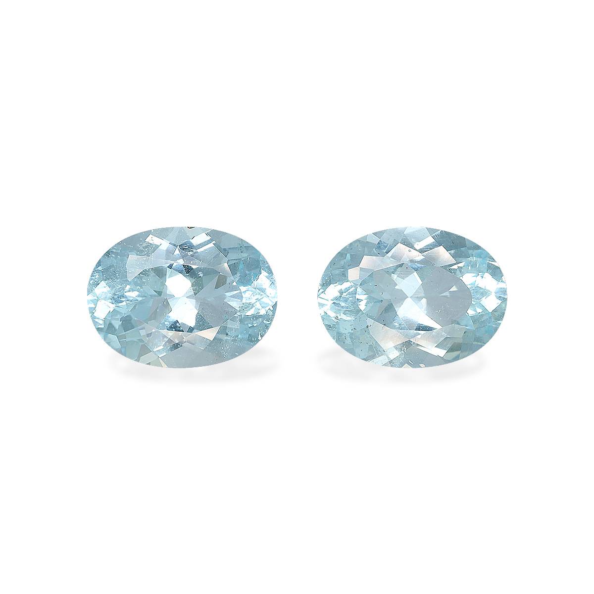 Baby Blue Aquamarine 10.47ct Pair