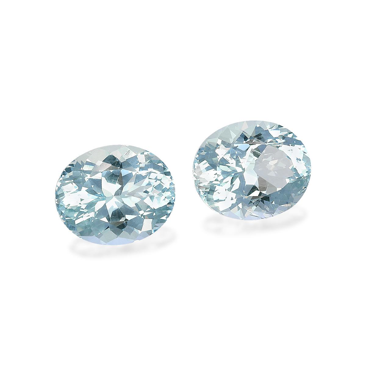baby blue aquamarine, 11.24ct oval cut — view 3