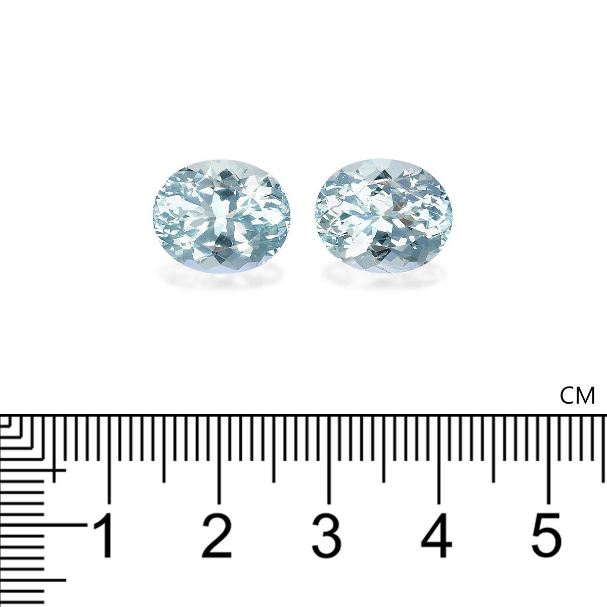 baby blue aquamarine, 11.24ct oval cut — view 4
