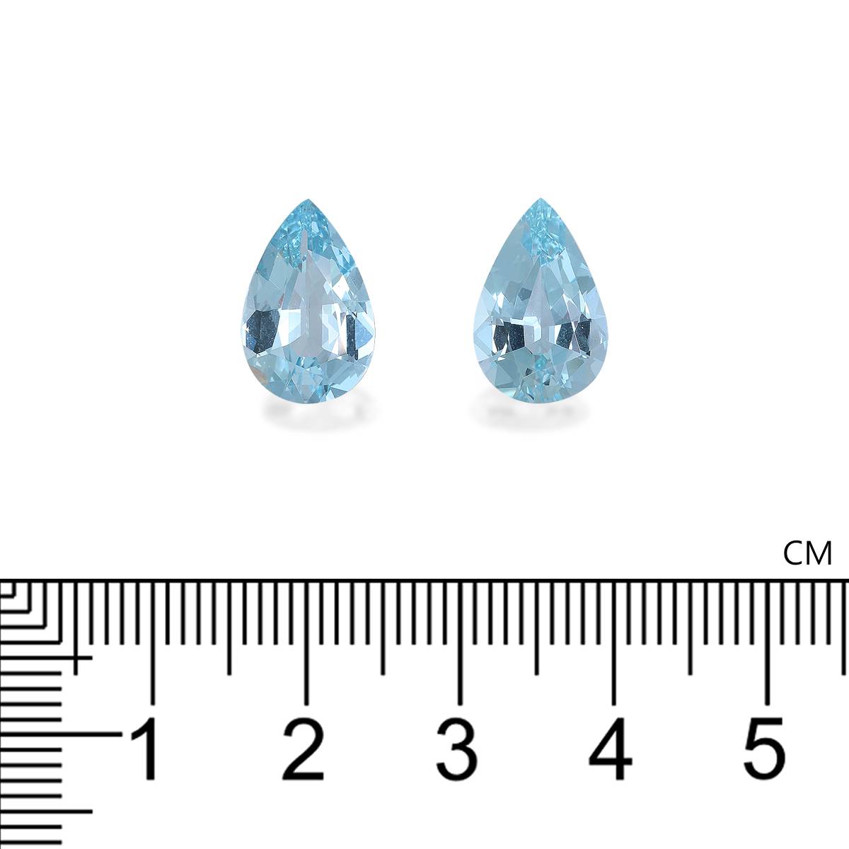 Santa Maria blue aquamarine, 6.05ct pear cut — view 4
