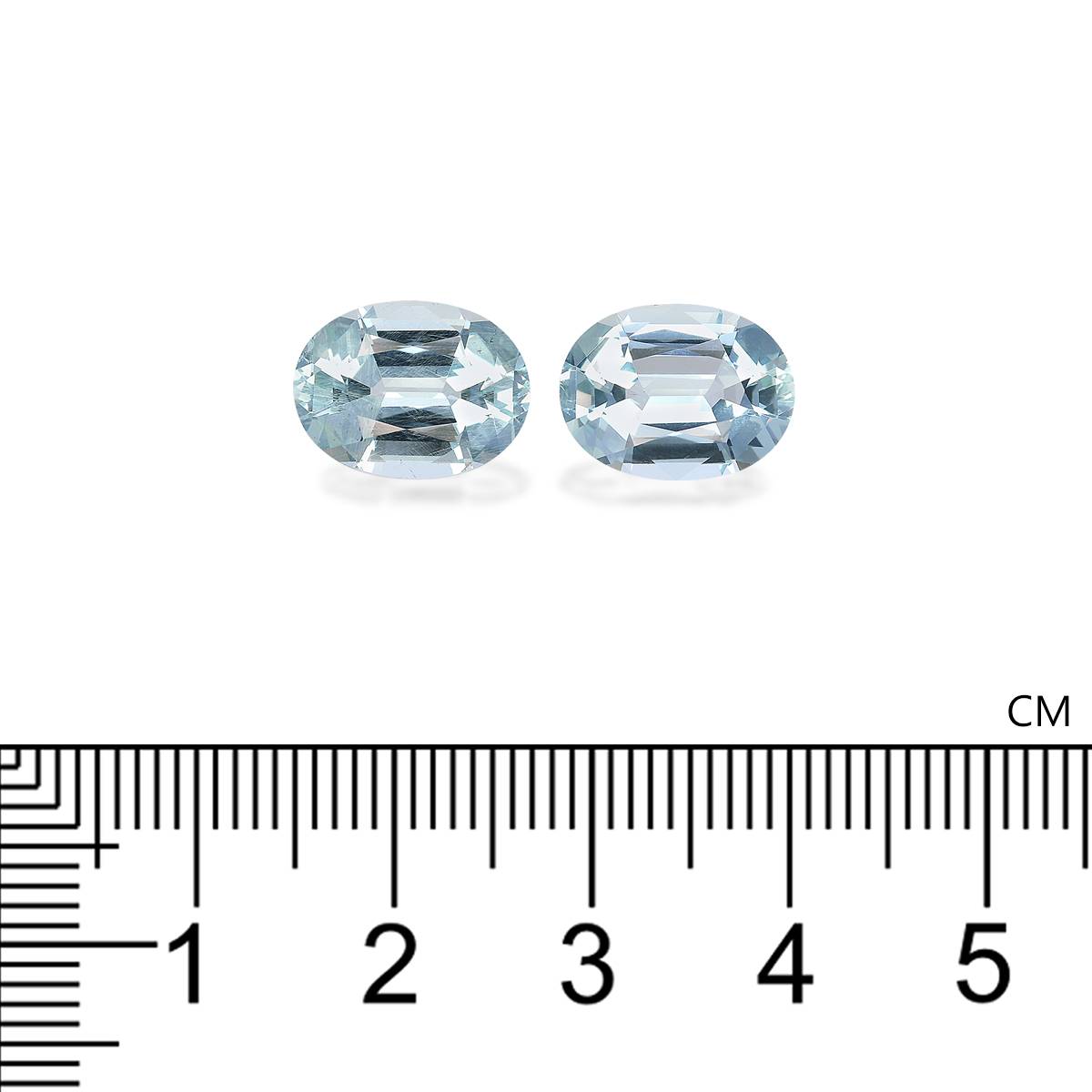 sky blue aquamarine, 7.66ct oval cut — view 4
