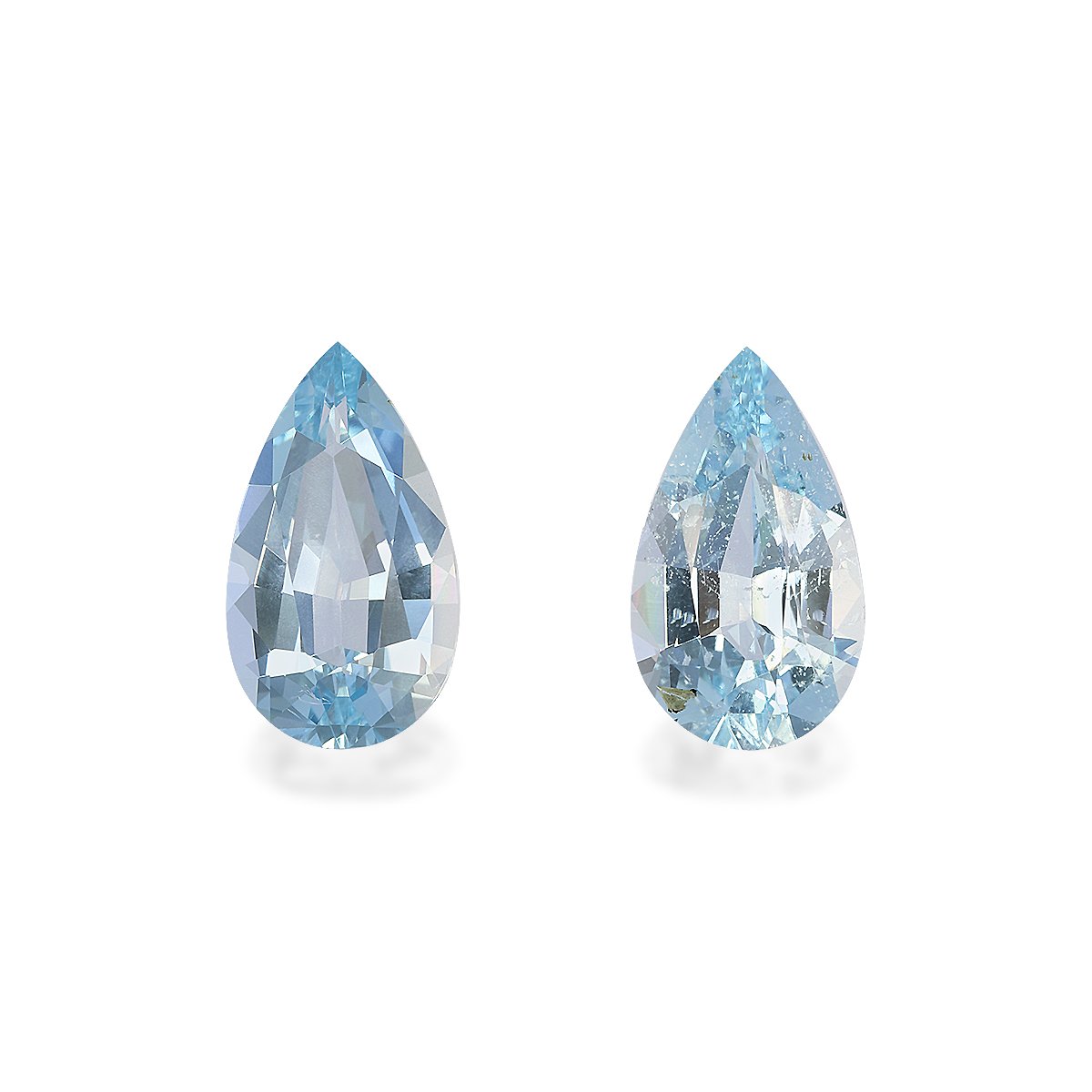 baby blue aquamarine, 5.4ct pear cut — main view