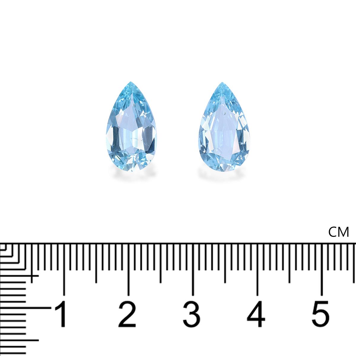 Santa Maria blue aquamarine, 5.8ct pear cut — view 4
