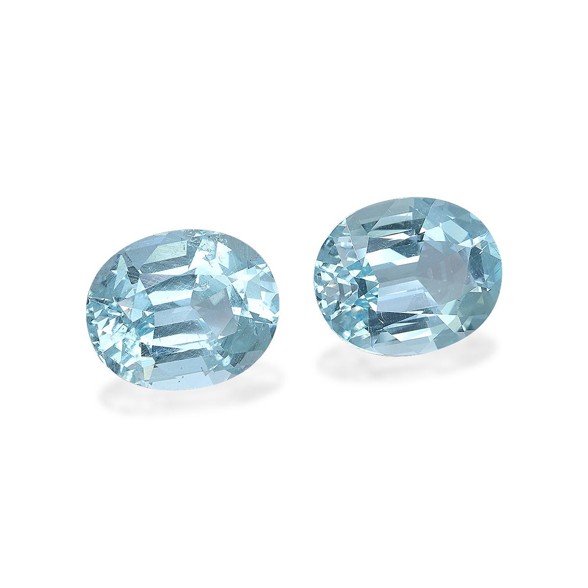 baby blue aquamarine, 24.05ct oval cut — view 3