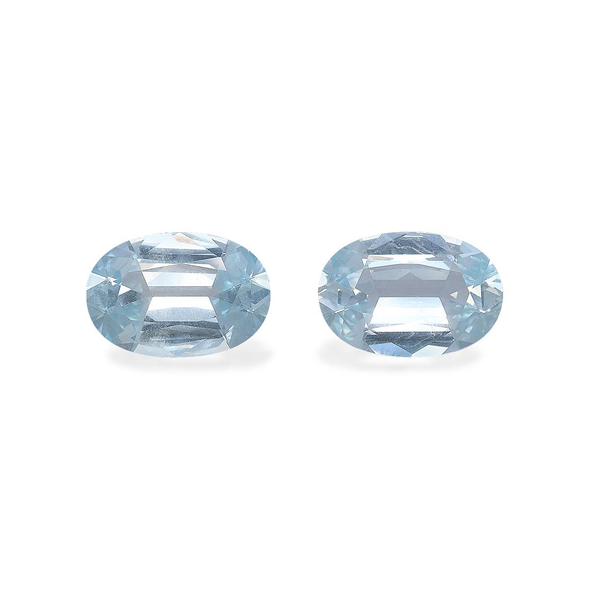 Baby Blue Aquamarine 13.71ct Pair