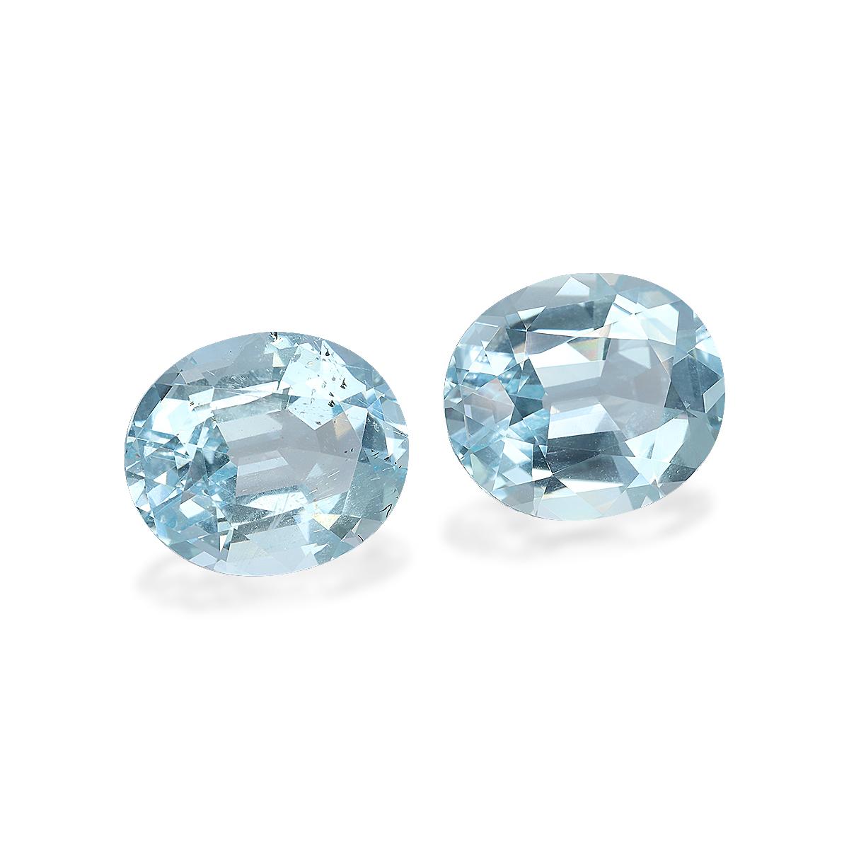 baby blue aquamarine, 14.33ct oval cut — view 3