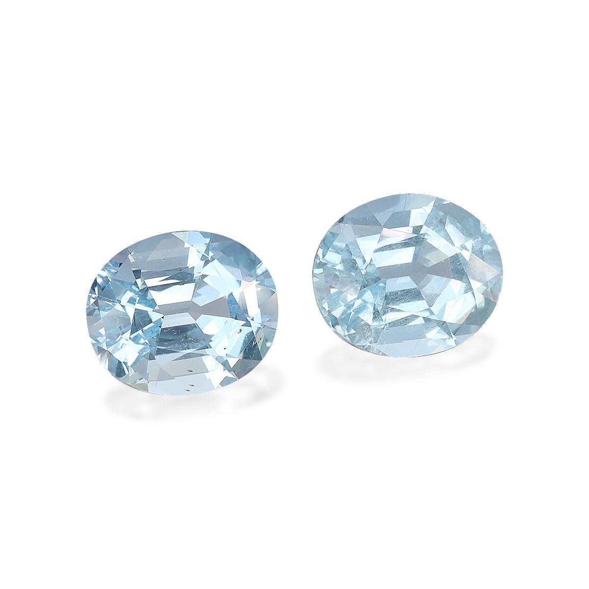baby blue aquamarine, 11.64ct oval cut — view 3