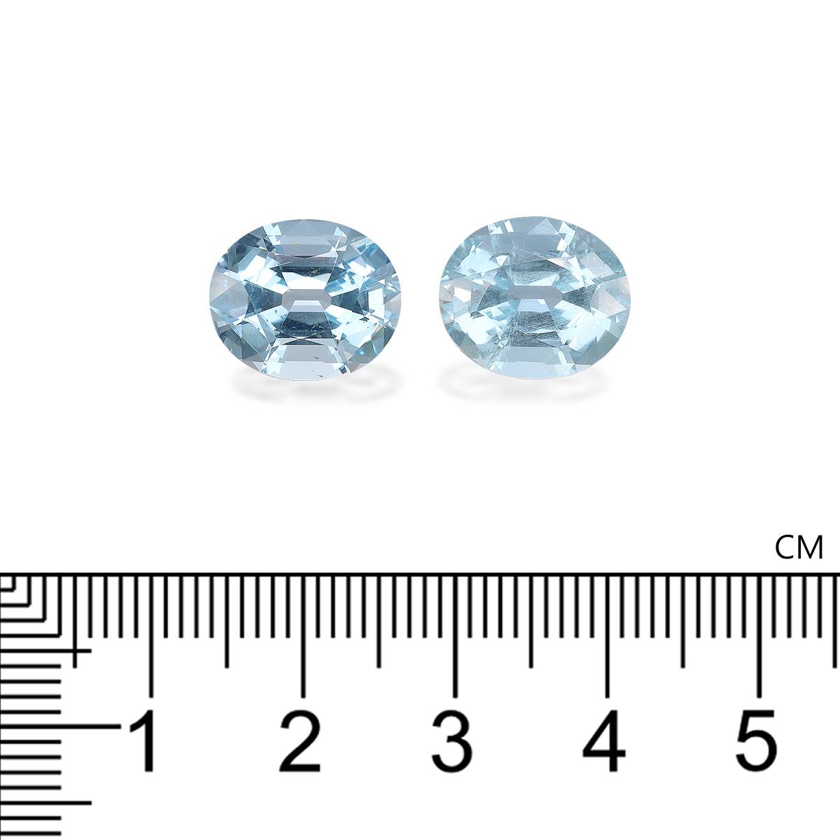 baby blue aquamarine, 11.64ct oval cut — view 4