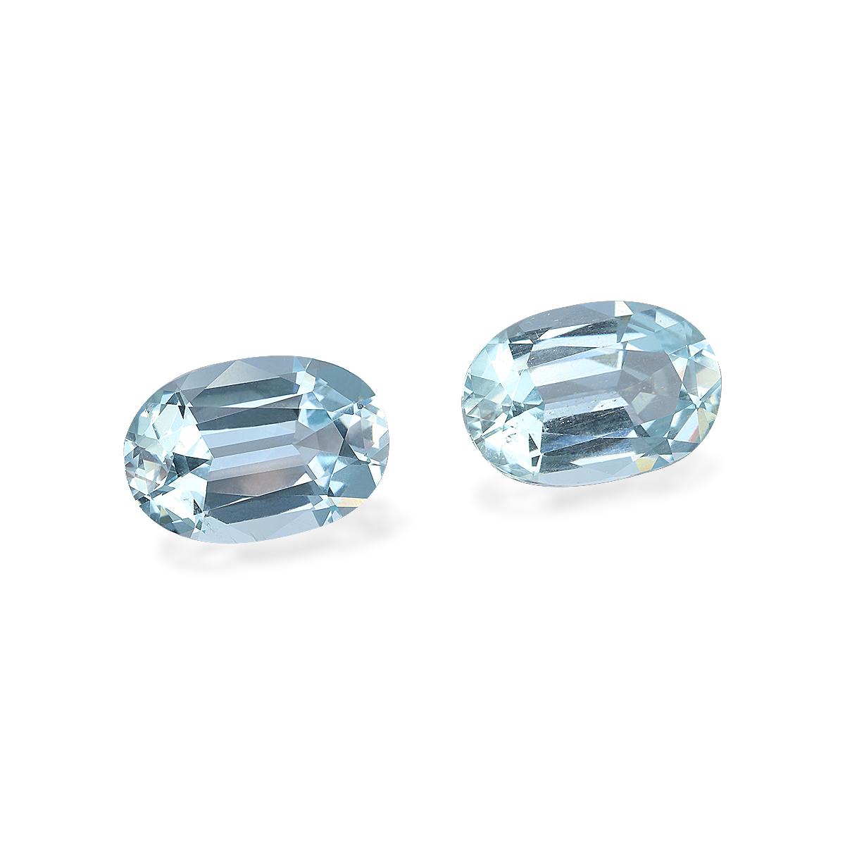 baby blue aquamarine, 13.19ct oval cut — view 3