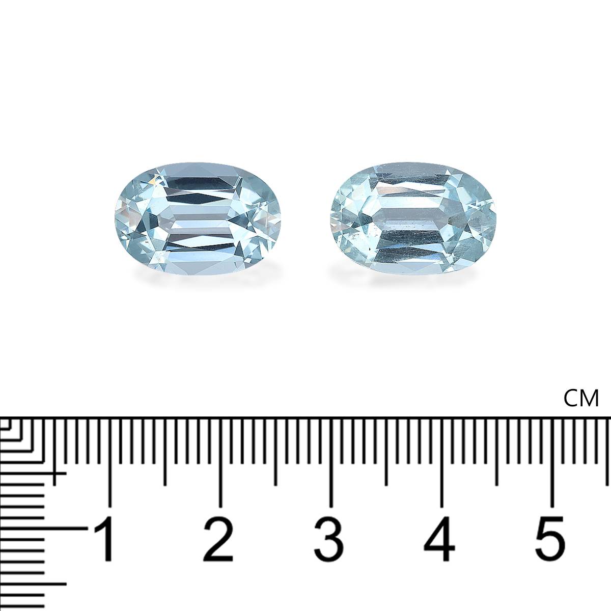 baby blue aquamarine, 13.19ct oval cut — view 4