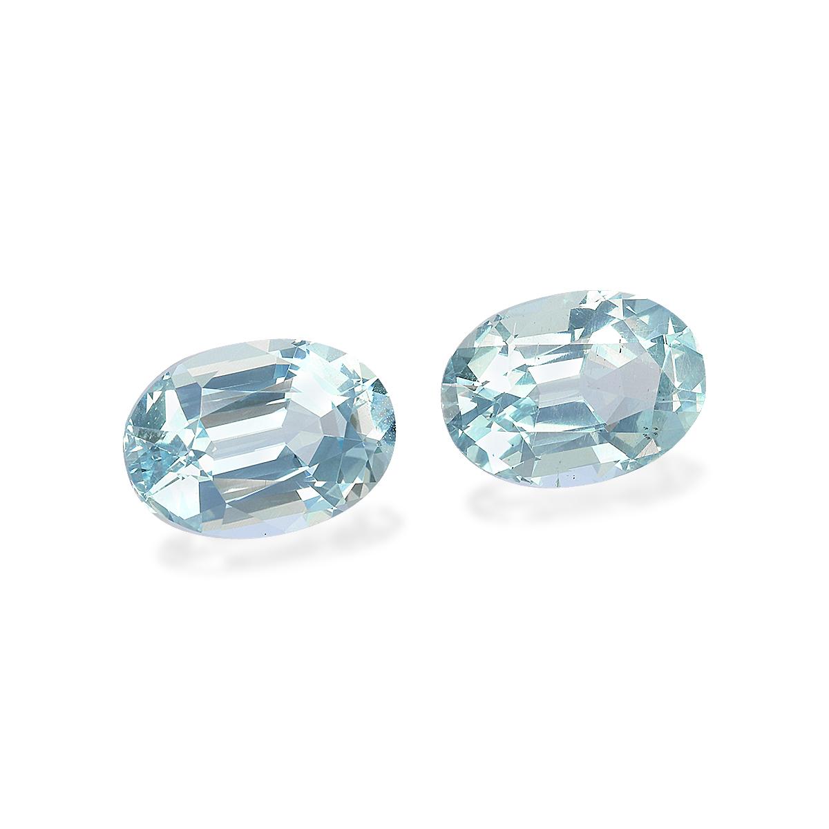 baby blue aquamarine, 9.47ct oval cut — view 3