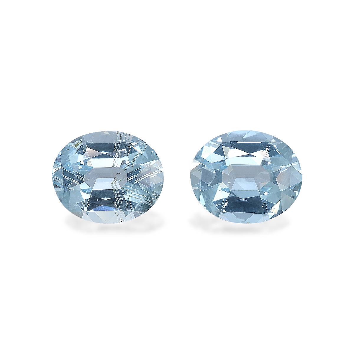 baby blue aquamarine, 8.17ct oval cut — main view
