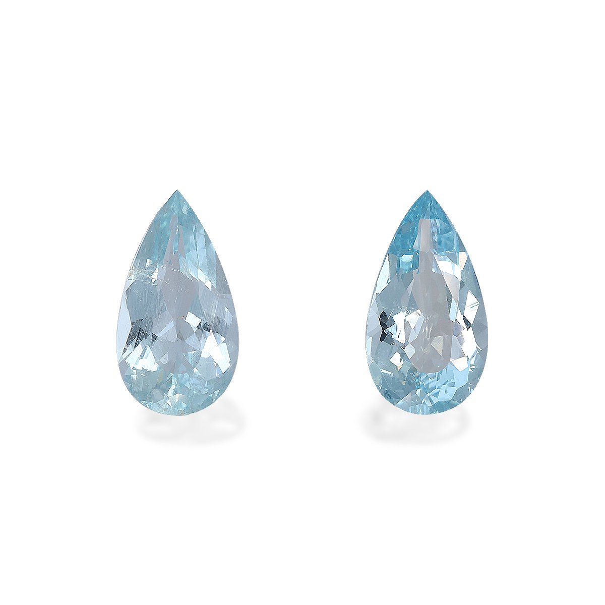 baby blue aquamarine, 8.79ct pear cut — main view
