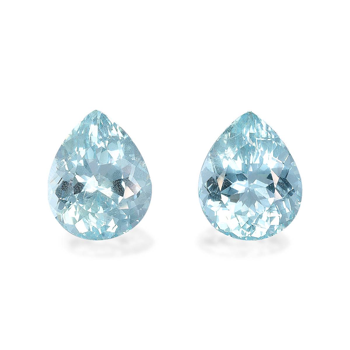 sky blue aquamarine, 9.95ct pear cut — main view