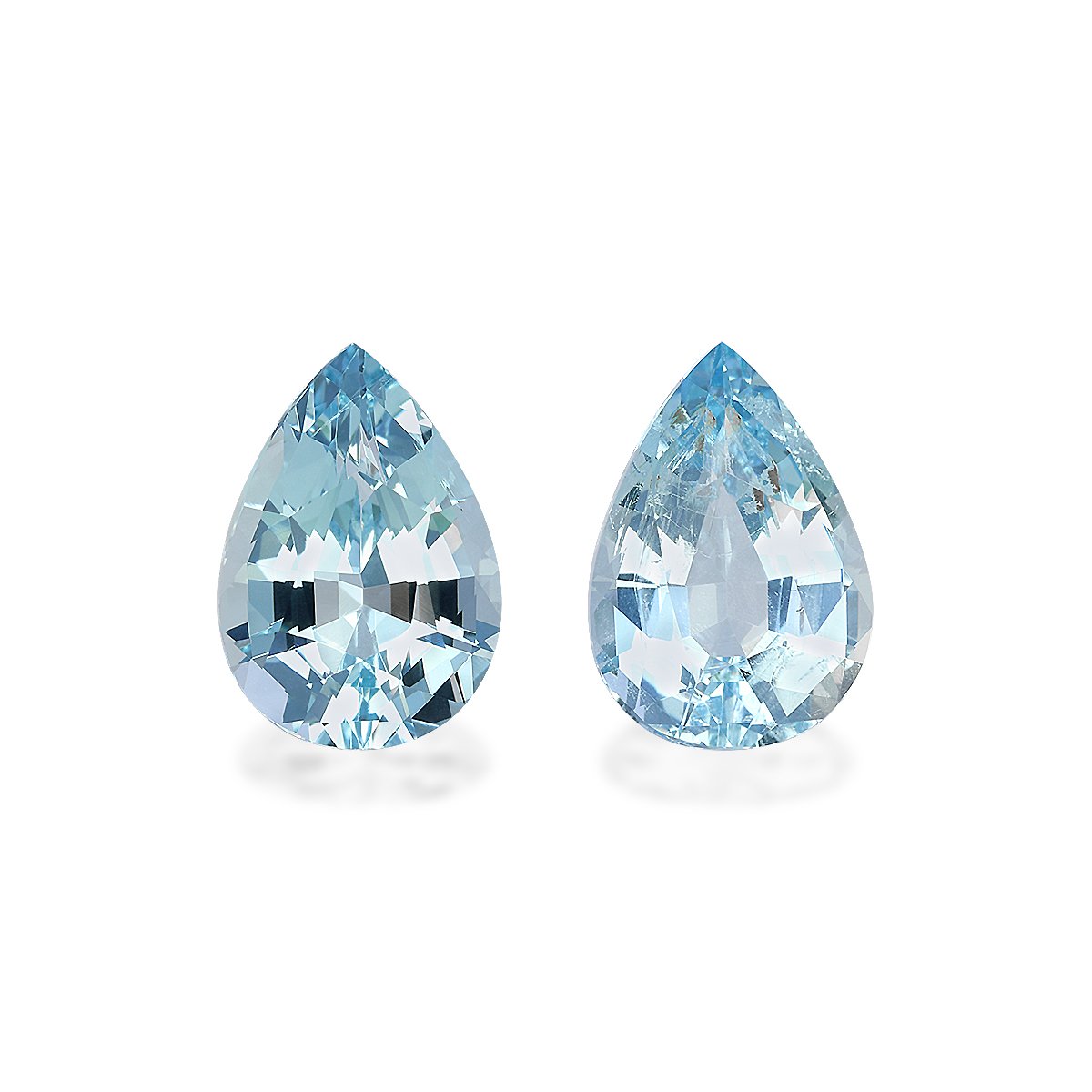 baby blue aquamarine, 7.92ct pear cut — main view