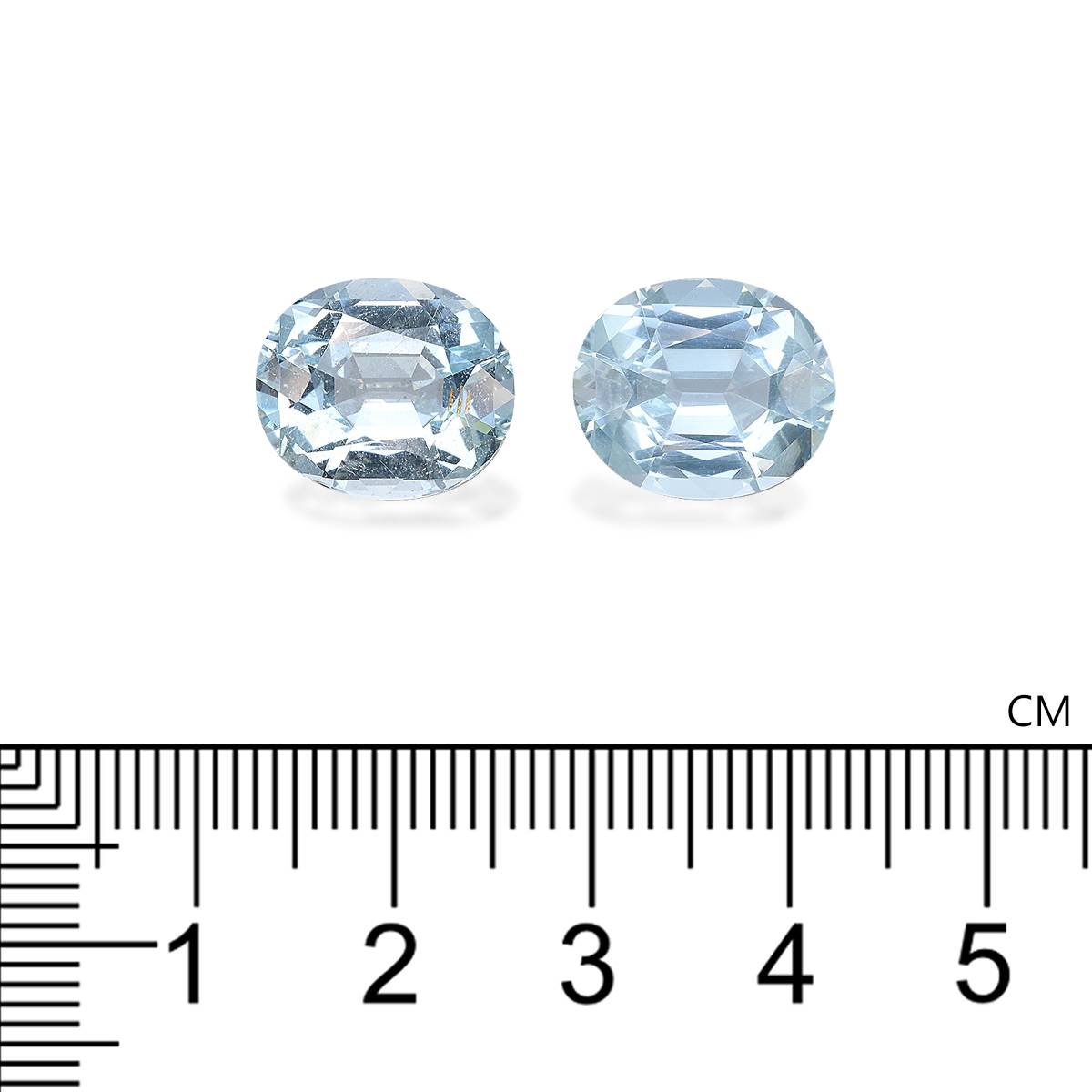 baby blue aquamarine, 10.86ct oval cut — view 4