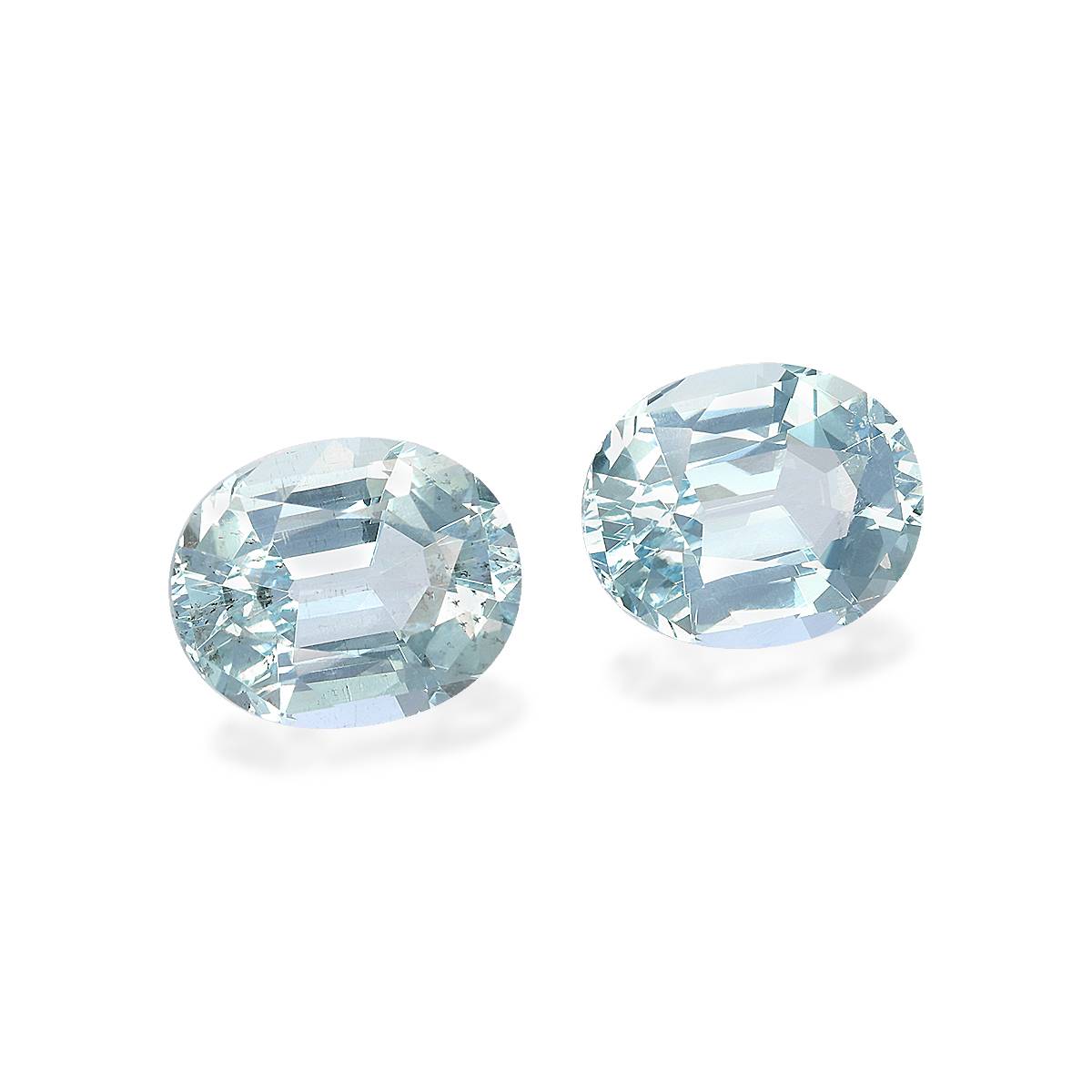baby blue aquamarine, 6.78ct oval cut — view 3