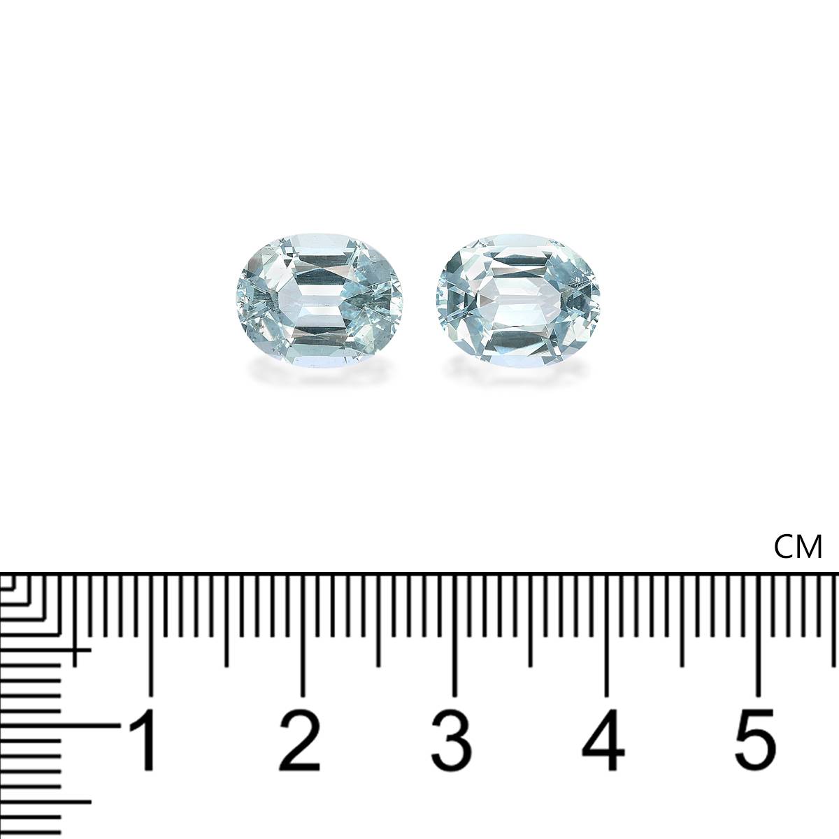 baby blue aquamarine, 6.78ct oval cut — view 4
