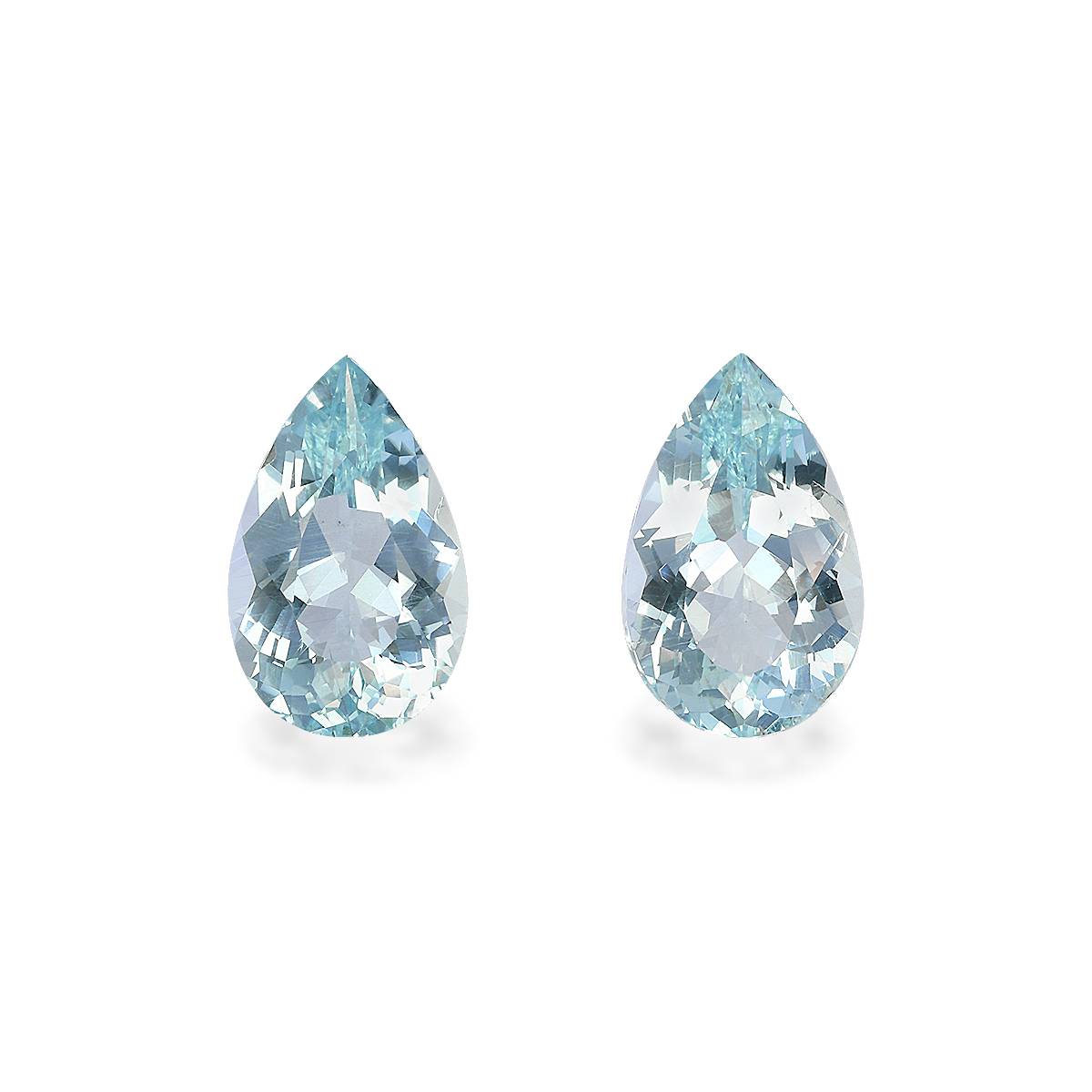 baby blue aquamarine, 6.71ct pear cut — main view