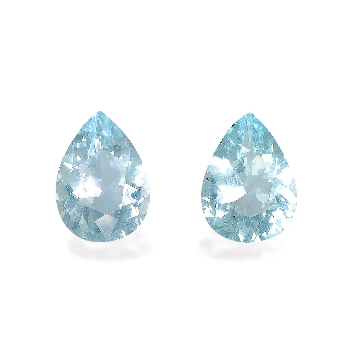 baby blue aquamarine, 9.27ct pear cut — main view