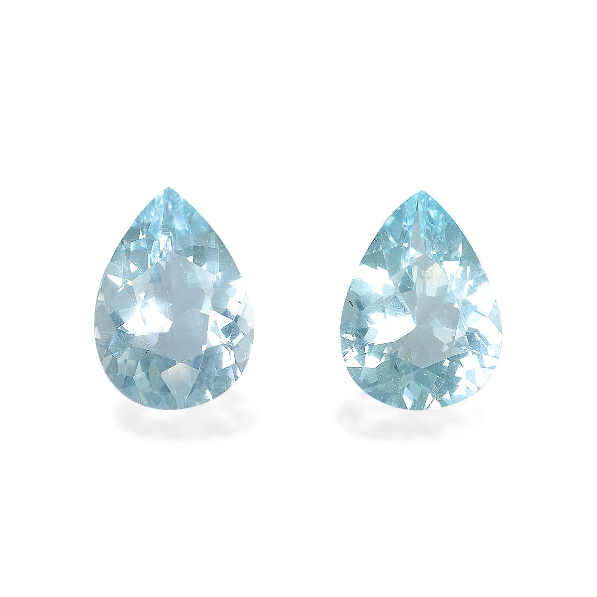 baby blue aquamarine, 9.27ct pear cut — main view