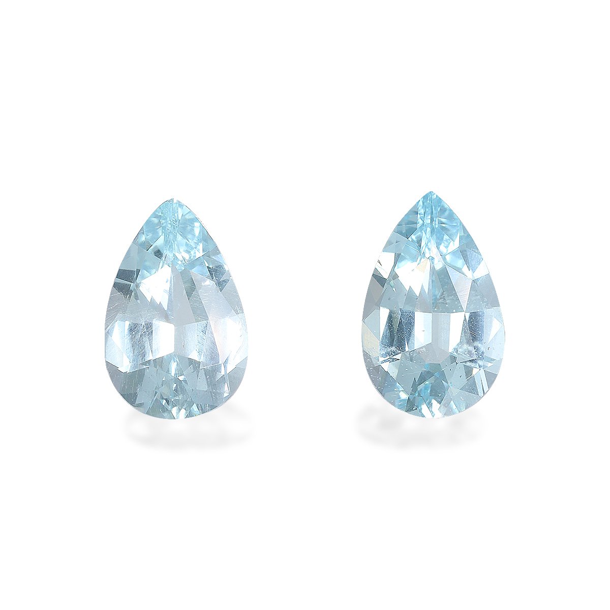 baby blue aquamarine, 7.5ct pear cut — main view