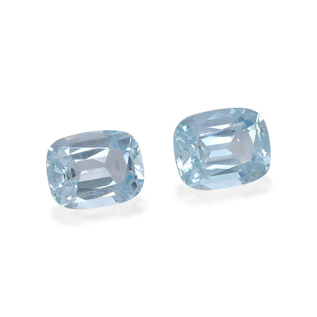 baby blue aquamarine, 7.97ct cushion cut — view 3
