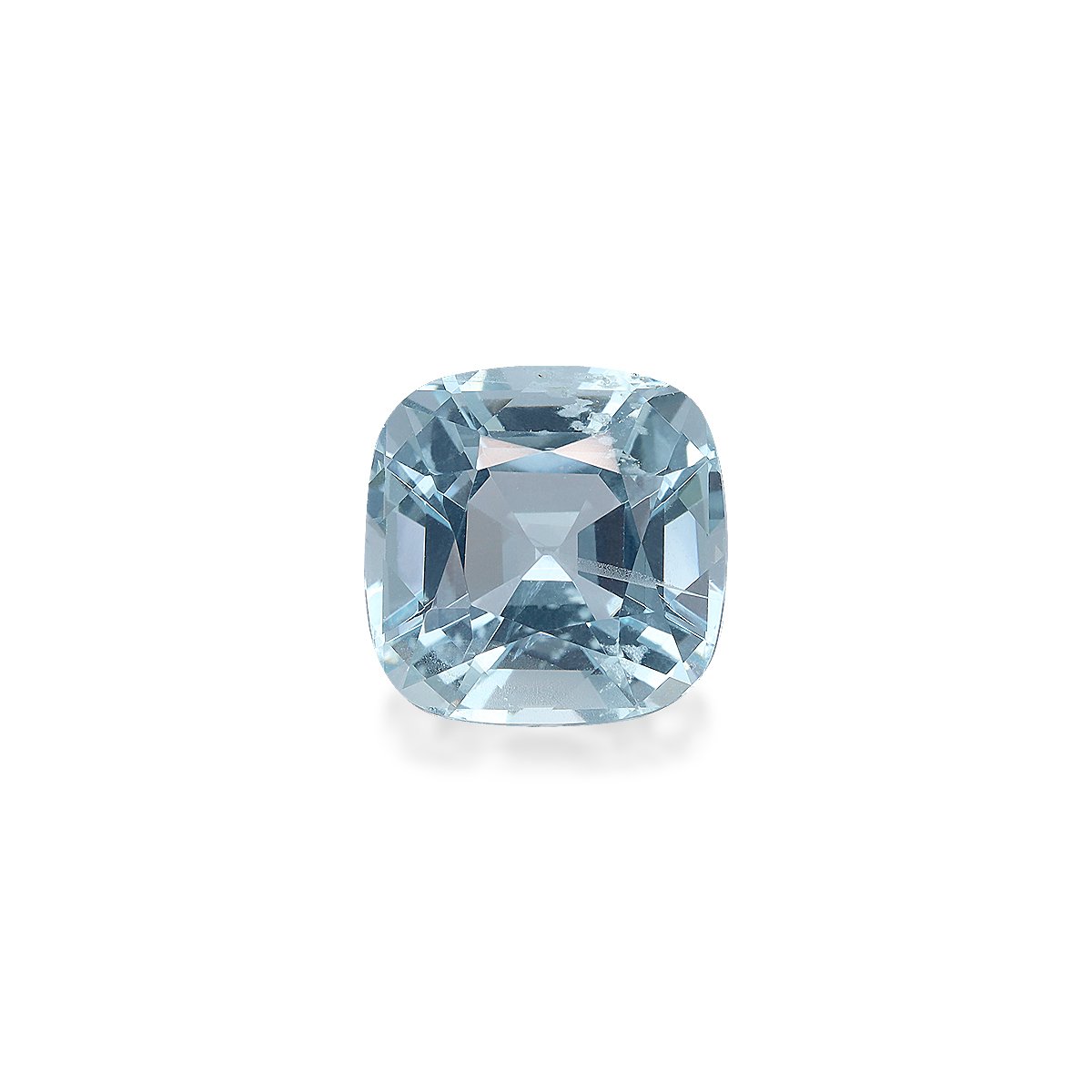 baby blue aquamarine, 4.61ct cushion cut — main view