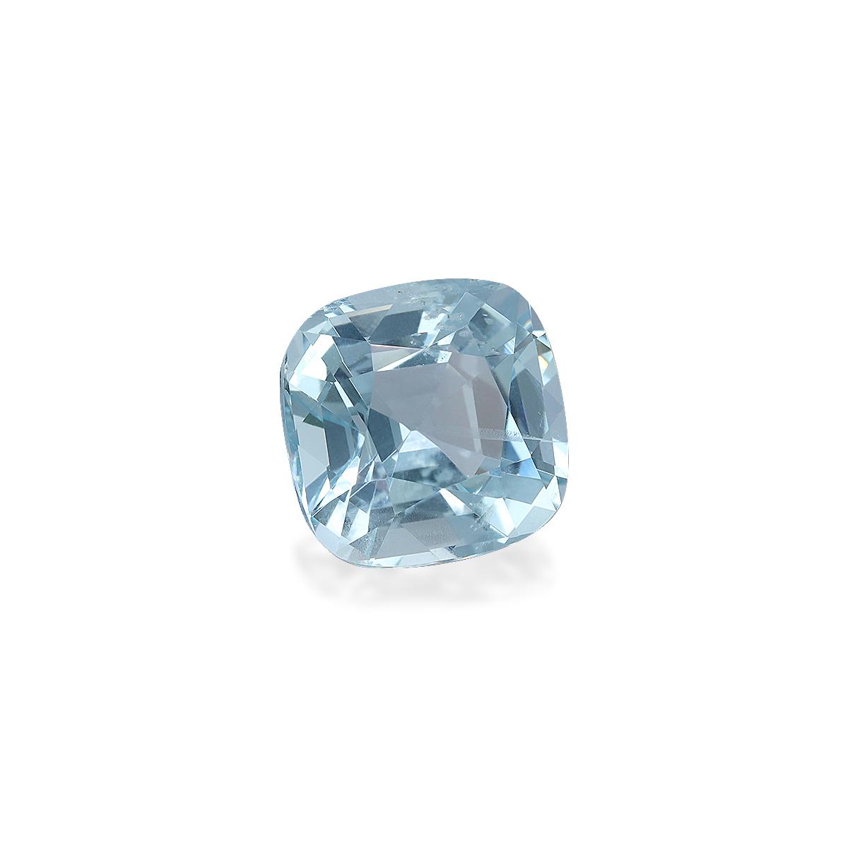 baby blue aquamarine, 4.61ct cushion cut — view 3