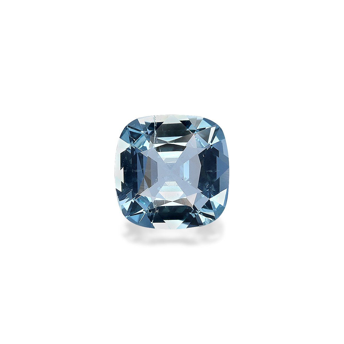 baby blue aquamarine, 2.89ct cushion cut — main view