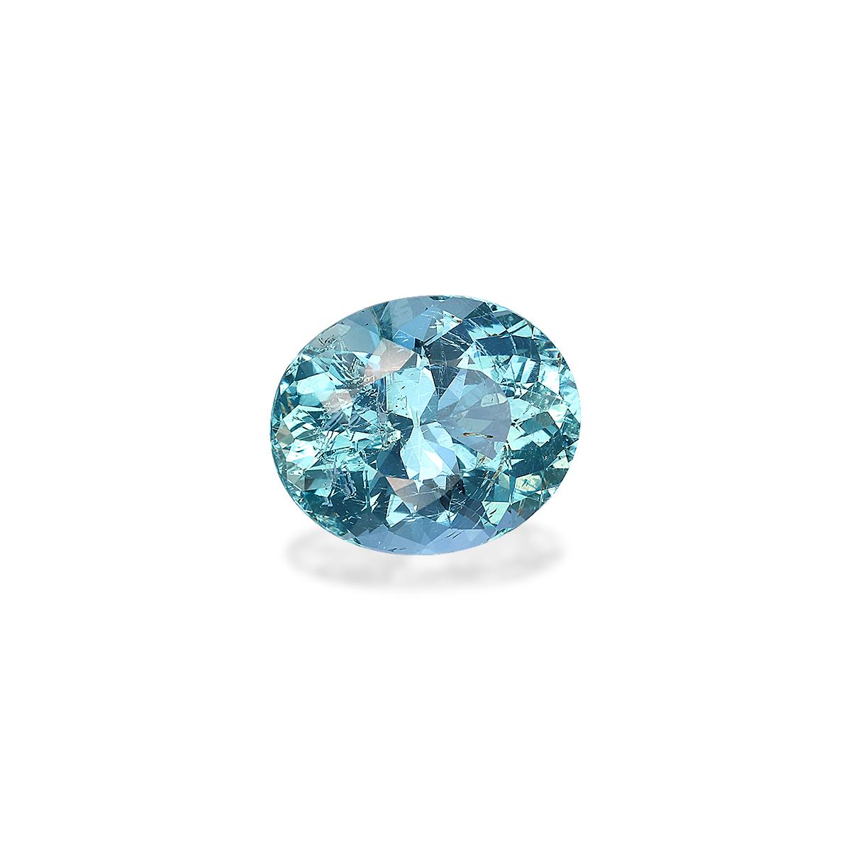 Santa Maria blue aquamarine, 4.15ct oval cut — view 3