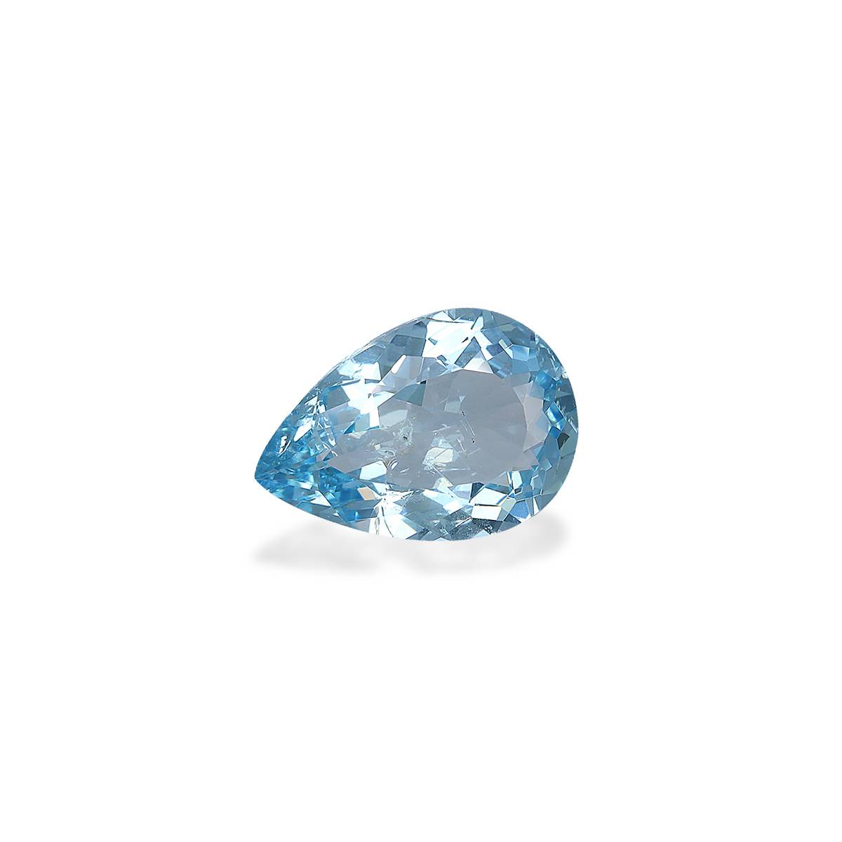 Santa Maria blue aquamarine, 3.76ct pear cut — view 3