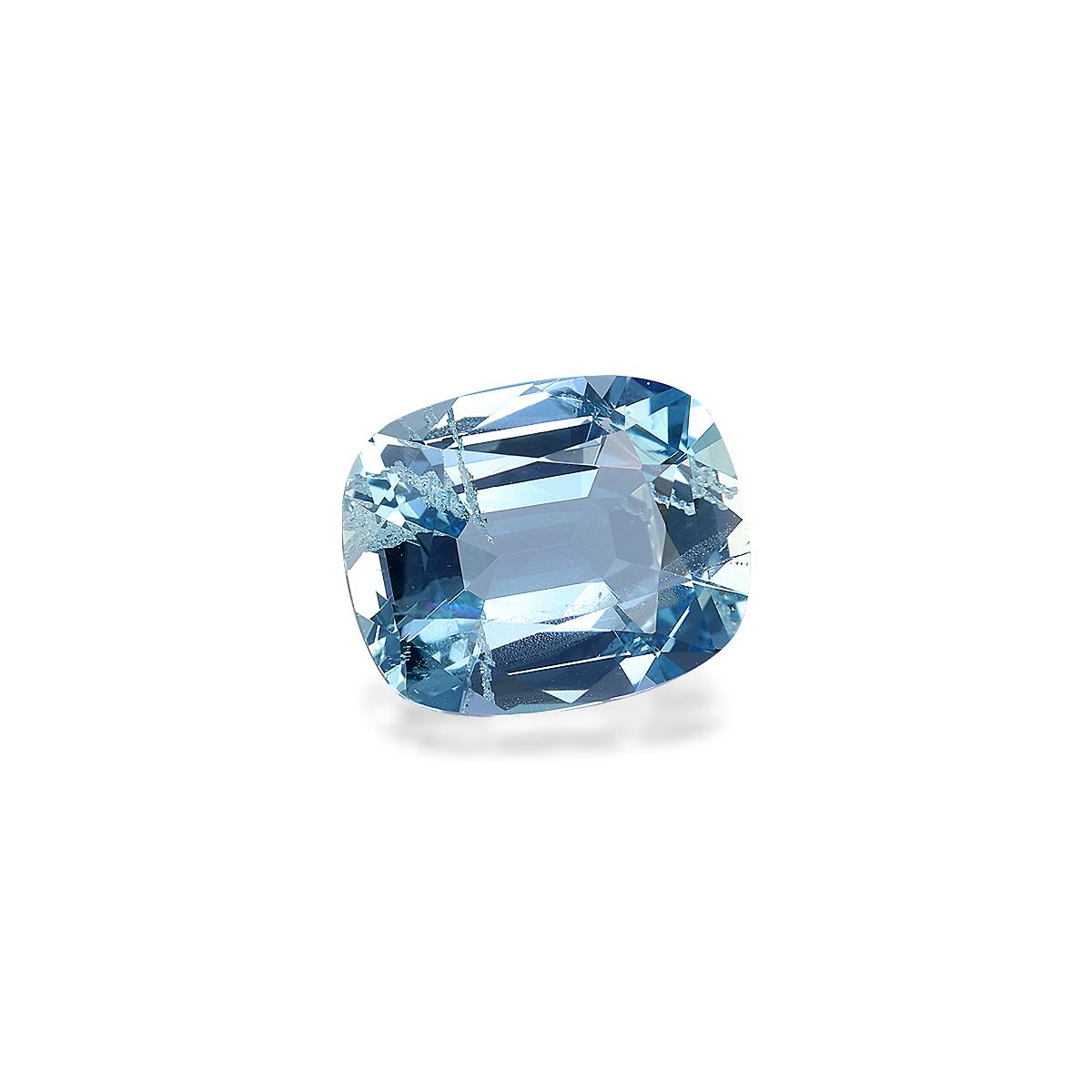 Santa Maria blue aquamarine, 4.19ct cushion cut — view 3