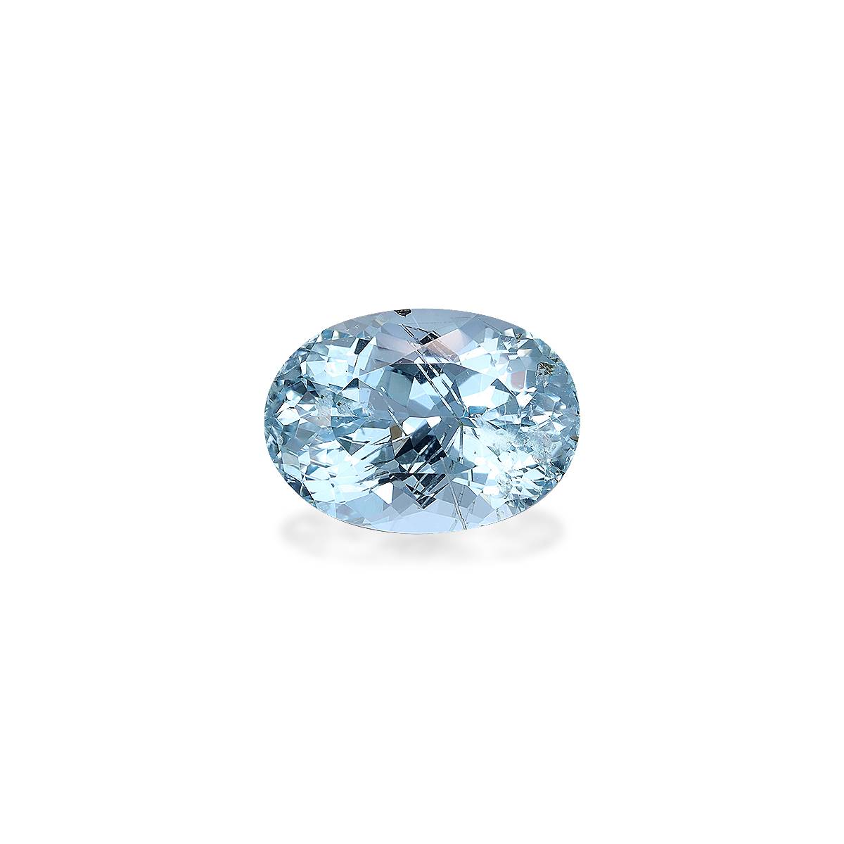 baby blue aquamarine, 4.68ct oval cut — main view