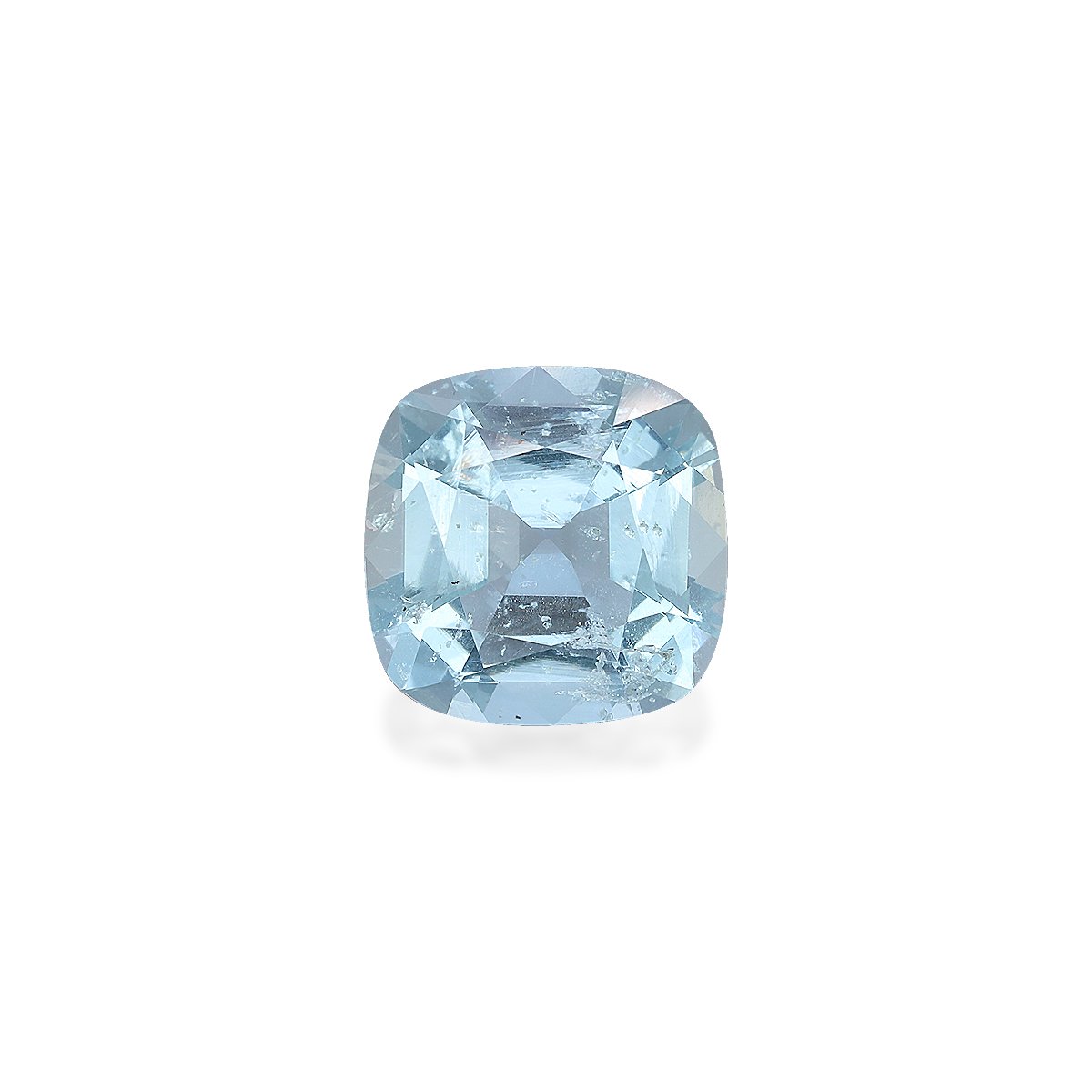 baby blue aquamarine, 4.77ct cushion cut — main view