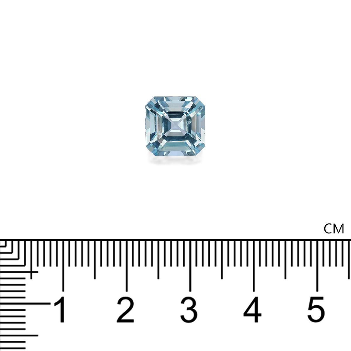 Santa Maria blue aquamarine, 3.66ct square cut — view 4