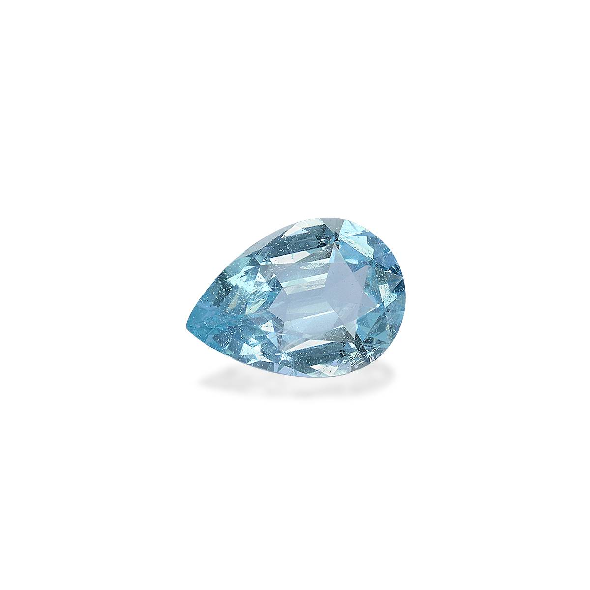 Santa Maria blue aquamarine, 3.2ct pear cut — view 3