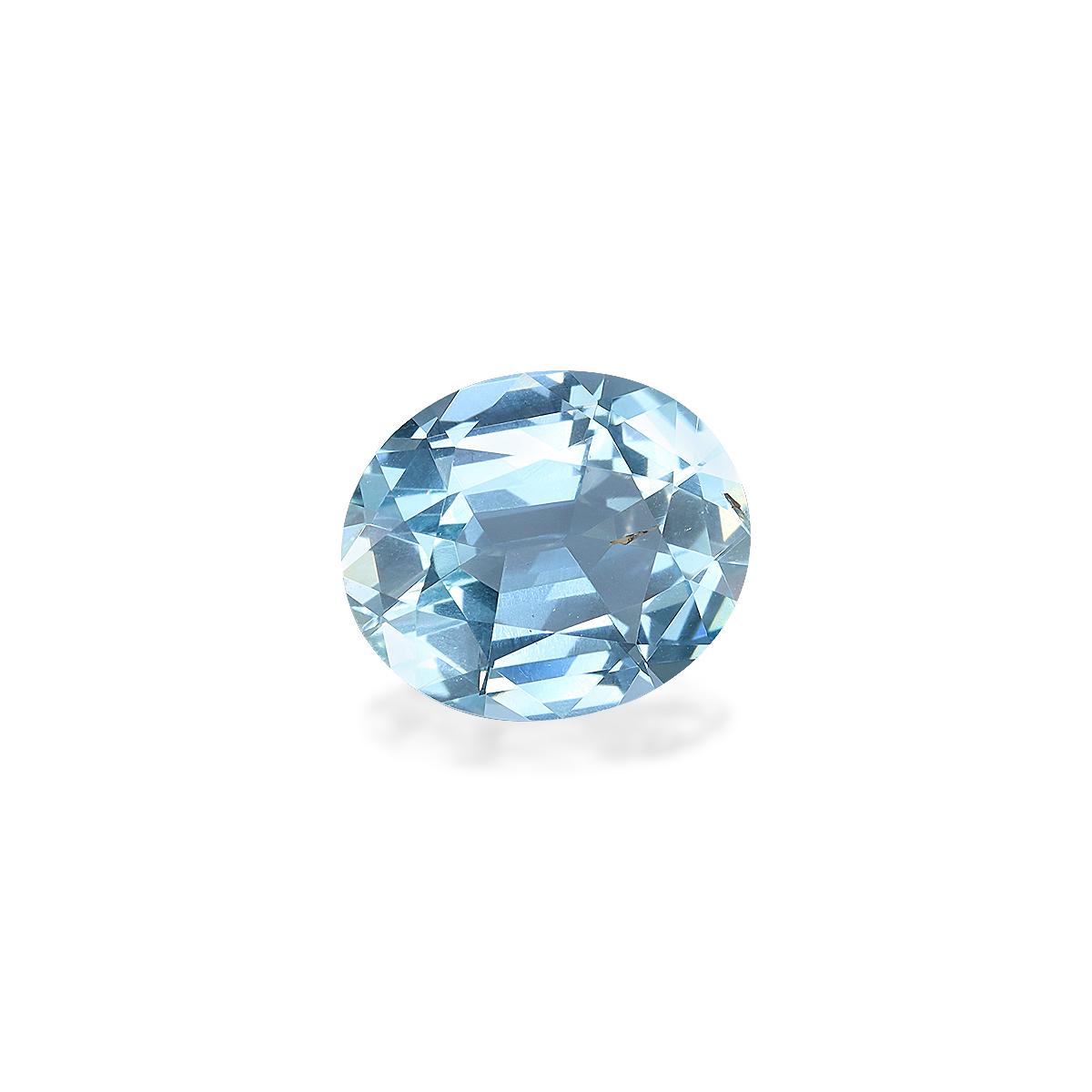 Santa Maria blue aquamarine, 3.76ct oval cut — view 3
