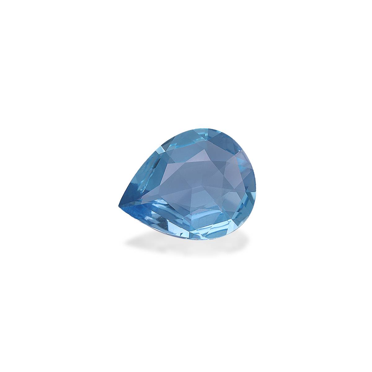 Santa Maria blue aquamarine, 6.36ct pear cut — view 3