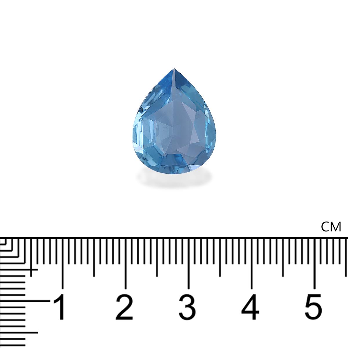 Santa Maria blue aquamarine, 6.36ct pear cut — view 4