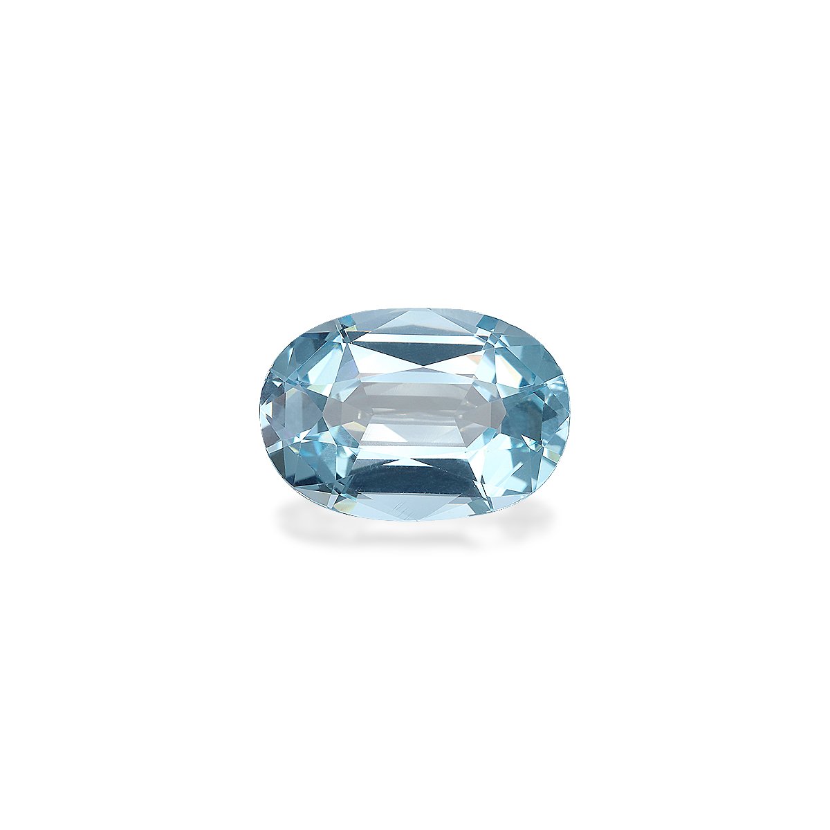 Santa Maria blue aquamarine, 7.81ct oval cut — main view
